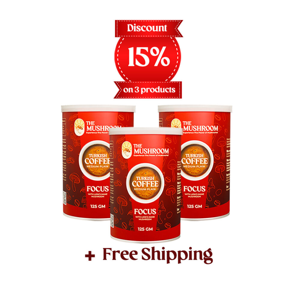 focus offer 2 عرض تربلFocus (قهوة تركية متوسطة سادة)